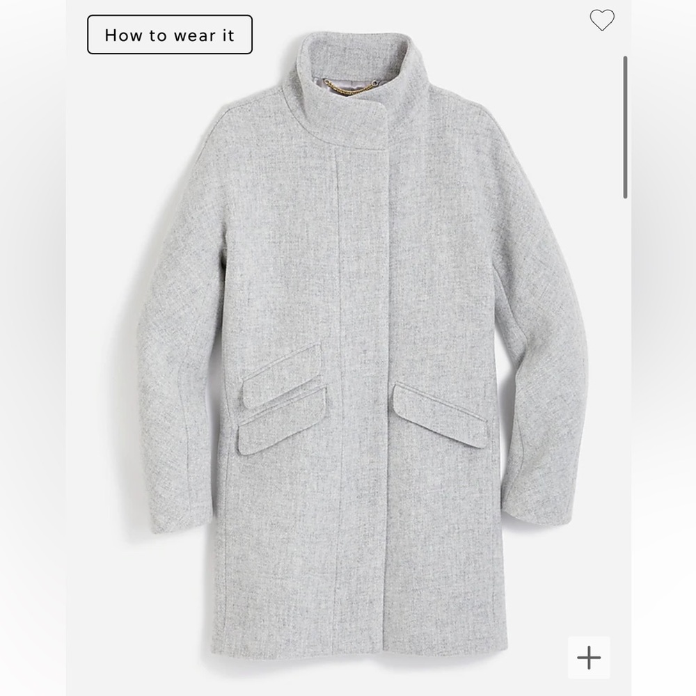JCrew Italian Wool Coat